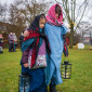 Bethlehem im Kirchgarten 1. Krippenspiel Heiligabend