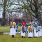 Bethlehem im Kirchgarten 1. Krippenspiel Heiligabend