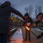 Das Licht wird weitergegeben